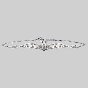 Regal Rose Sterling Plated Bat Choker